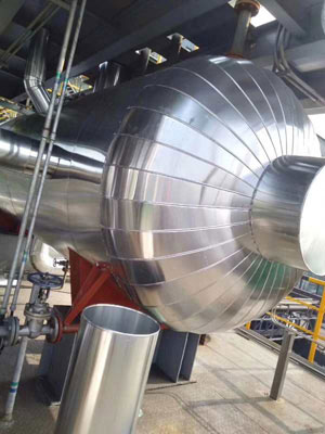 鐵皮保溫施工隊 承接鍋爐房設備罐體保溫（wēn） 鍍鋅板管道工程名副其實